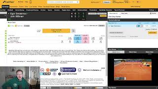 Betfair Trading Strategy  One Day of Trading Tennis with £1 stakes [upl. by Teodorico]