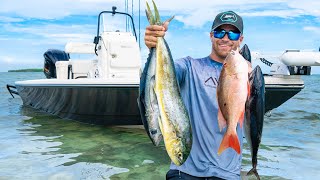 The BEST Florida Keys Catches all in one  Mutton Snapper Mahi Mahi Tuna Catch amp Cook [upl. by Gies]