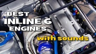 Best Inline 6  straightsix engines with sounds  perfect balance and power [upl. by Ellenahs]