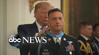 Soldier becomes first living Medal of Honor recipient from Iraq War [upl. by Retsim]