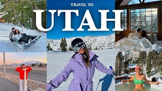 travel with me to ski vlog skiing and a cozy Christmas cabin [upl. by Enimaj488]