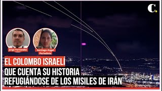 Así se vivieron los misiles de Irán en Israel  El Colombiano [upl. by Rimma]