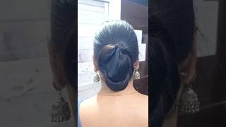 Easy and beautiful bun hairstyle for long and medium hairseasy hairstyle [upl. by Anazraf]