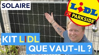 Panneau solaire LIDL à 199 €  le TEST ULTRA COMPLET [upl. by Hinson]