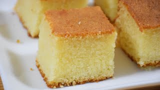 Eggless Sponge Cake  Vanilla Sponge Cake With Condensed Milk  Super Soft Eggless Cake [upl. by Airetak]