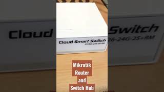 GOING TO SETUP MIKROTIK ROUTER CCR10097G1C1S PLUS SWITCH HUB CSS32624G2SRM [upl. by Monahon]