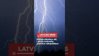 Klimata pārmaiņu dēļ Latvijā novērosim postošus laikapstākļus [upl. by Llenrac482]