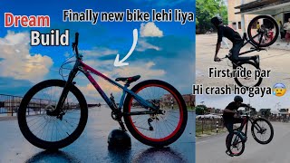 Finally dream cycle lehi liya😱😍  Lekin first ride par hi crash ho gaya😰 stunthub vlog [upl. by Priestley]