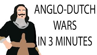 AngloDutch Wars  3 Minute History [upl. by Daiz]