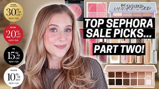 Sephora VIB Sale Recommendations 2023 PART TWO Best Skincare amp Makeup At Sephora [upl. by Raffo273]