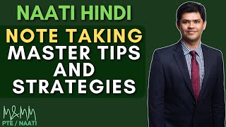 NAATI Hindi Note Taking Master Tips and Strategies  M and MM PTE NAATI [upl. by Ettevol]