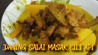 MASAK LEMAK CILIPADI DAGING SALAI [upl. by Akeret405]