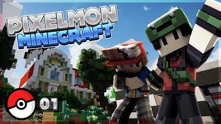 PIXELMON FR S4 1  LE DEPART  Série multi  MOD Pokemon Minecraft Français [upl. by Ianej]