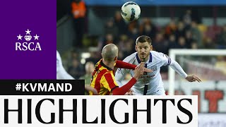 HIGHLIGHTS KV Mechelen  RSC Anderlecht  20232024 [upl. by Oiziruam]