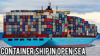 BIGGEST CONTAINER SHIP  SHIP CONTAINER IN SEA  MERCHANT NAVY CONTAINER SHIP  SEAWORLD96  NAVY [upl. by Ahseenyt]