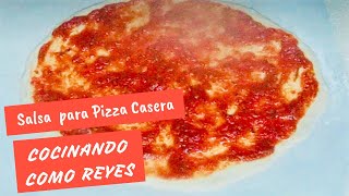 SALSA CASERA PARA PIZZA🍕🍕 [upl. by Damalus]