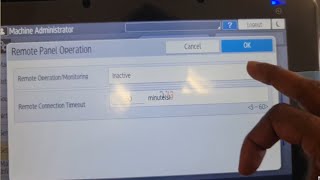 How To Enable Remote Panel Operation Ricoh IM C2010 Printer [upl. by Danella395]