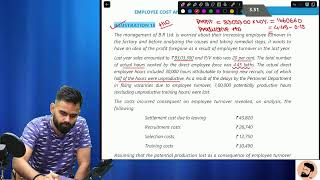 CA INTER COSTING THEORY  Chapter Labour Costing  Lec  11  By CA Harshad Jaju [upl. by Nanda]