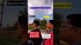 SSC CGL 2024 Pre Score Vs Mains Ki preparation  Life of a SSC Aspirant shorts viralvideo [upl. by Cyrie]