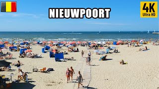 Nieuwpoort  Belgium Walking Tour 4k60fps 2022⛱ [upl. by Eniamrahs]