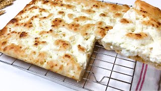 FOCACCIA ALLO STRACCHINO Senza impastare Ricetta Facile e Veloce [upl. by Witha]