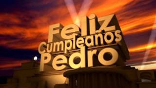 Feliz Cumpleaños Pedro [upl. by Culver]