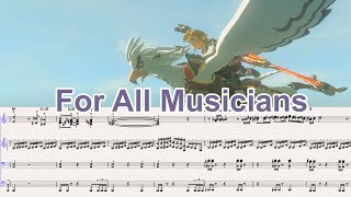 Attack on Vah Medoh Theme from The Legend of Zelda Breath of the Wild Sheet Music [upl. by Ahsilahs]