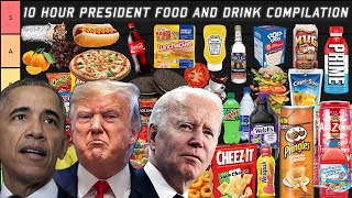 PRESIDENTS 10 HOUR FOOD AND DRINK COMPILATION [upl. by Daisie]