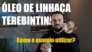 Como e quando usar óleo de linhaça e terebintina  Pintura em tela  Amauri Jr Artes [upl. by Hance]