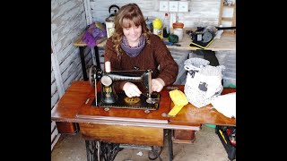 Recycle the old and make some new bunting for the allotment longer version incl allotment tour [upl. by Ennayelhsa]