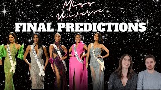 MISS UNIVERSE FINAL PREDICTIONS💥 [upl. by Horner]