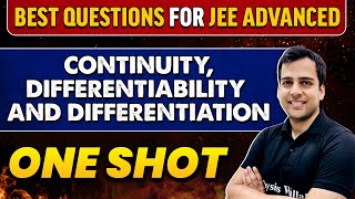 Continuity Differentiability and Differentiation in 1 Shot  Best Questions for JEE Advance [upl. by Teece]