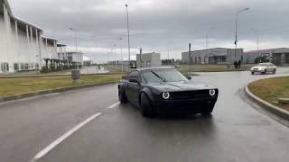 DRIFTING ON NISSAN 240SX SILVIA S14 WITH ROCKET BUNNY BOSS AERO BODYKIT ОЧЕНЬ НЕОБЫЧНАЯ СИЛЬВИЯ [upl. by Virge677]