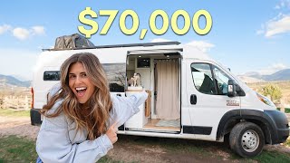 SHOCKING 70000 Van Tour  Ram Promaster Camper Van [upl. by Glaab]