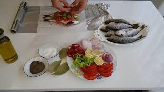 FIRINDA MIRMIR BALIĞI EV KOKUTMAYAN BALIK TARİFİ fish meat [upl. by Grodin]