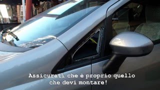 Come sostituire un vetro autoHow to replace a glass in 5 minutes [upl. by Aneger]