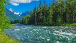 Stunning Sauk River Falls and Rapids Cascade Mountains HD [upl. by Belldame]