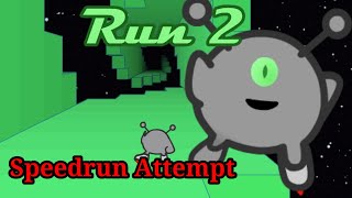 Run 2  Game Walkthrough All Levels Speedrun Attempt [upl. by Shipley239]