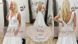 Boho Hochzeitskleid  Brautkleider 2022  Vintage Brautkleid  Brautmode  Brautkleider Kollektion [upl. by Leler]