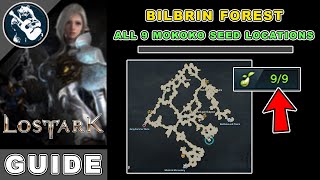 All 9 Bilbrin Forest Mokoko Seeds Location in Lost Ark  West Luterra Map Locations Guide [upl. by Matazzoni518]