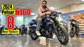 New Bajaj Pulsar N160 BS6 2024 NON DTSI Model Launch Price Mileage Features full Review [upl. by Tanitansy174]