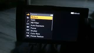 Sony Pxw 160 camera settings [upl. by Aryajay]