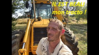 je lai enfin le tractopelle jcb  Episode 1 présentation de cet engin qui rend tant de service [upl. by Anole]