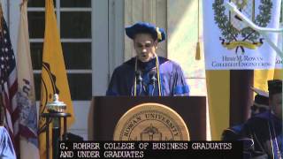 2015 Rowan University Rohrer College of Business Commencement and Degree Ceremony [upl. by Korman]