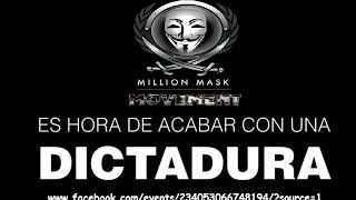 ANONYMOUS MEXICO LA NUEVA REVOLUCION ESTA YA EN MARCHA [upl. by Levram926]