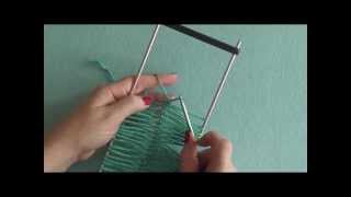 How To Hairpin Lace  Basic Strip Part 1 [upl. by Eastman]