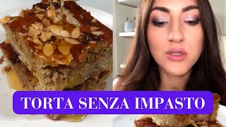 TORTA SENZA IMPASTO ALLE PESCHE  Ricette SENZA GLUTINE  DianaampAlessio [upl. by Nnaesor318]