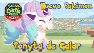 Ponyta de Galar confirmado para Pokémon Cafe Remix Pokemoncaferemix Pokemon Nintendo [upl. by Liebermann]