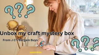 Jcs Bargain Buys craft mystery box [upl. by Julita]