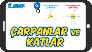 Çarpanlar ve Katlar 📘 6Sınıf Matematik 2023 [upl. by Enom]